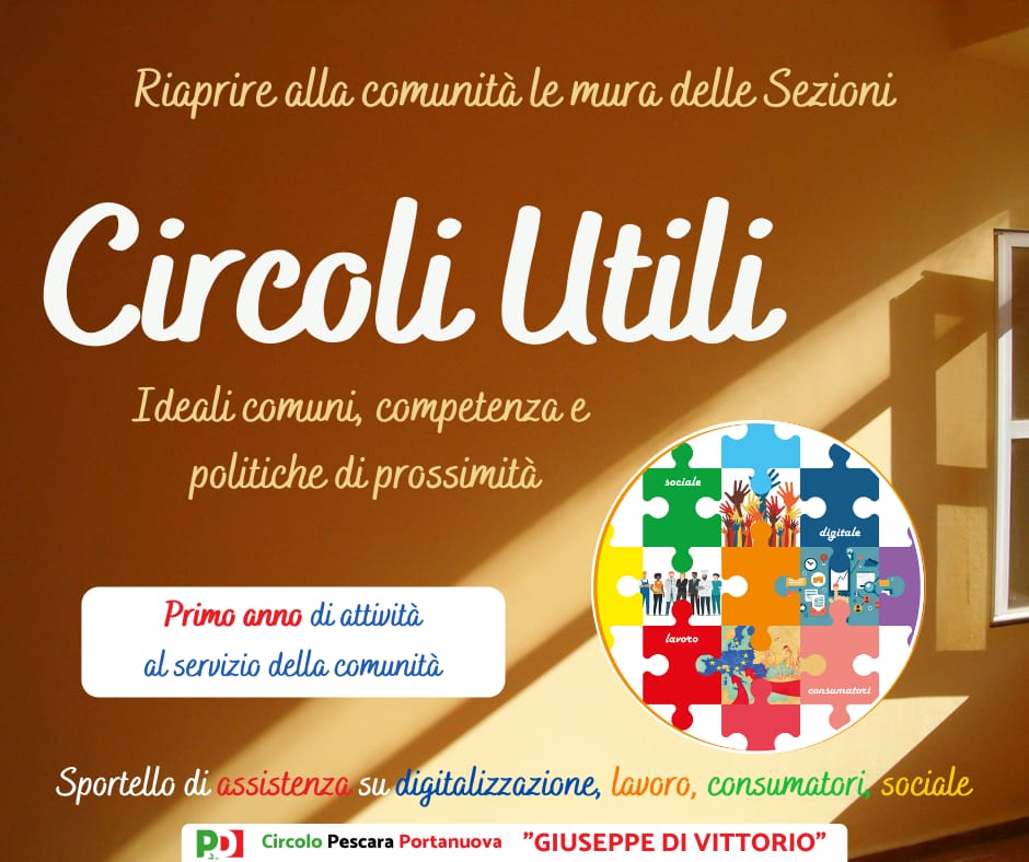 Il bilancio di “Circoli Utili” – circolo PD “Di Vittorio”