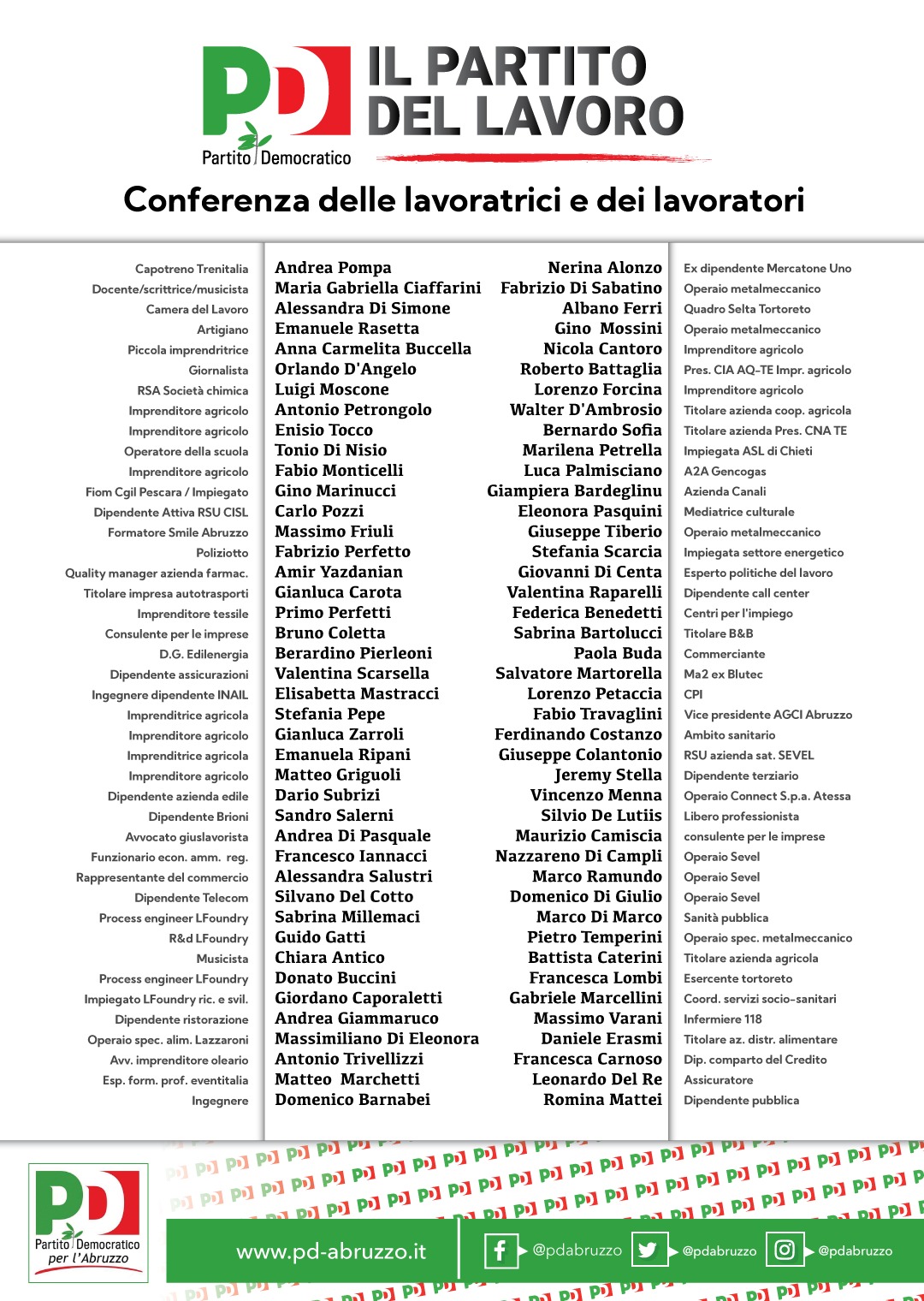 Il Pd è il partito del lavoro. Per questo nasce la Conferenza delle lavoratrici e  dei lavoratori: lunedì 27 settembre la presentazione con il ministro Orlando