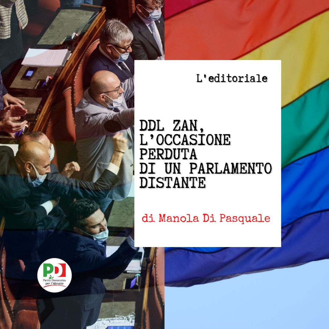 DDL Zan, l’occasione perduta di un Parlamento distante